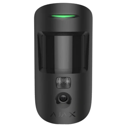 Сповіщувач Ajax MotionCam HDR (PhOD) Jeweller black руху з камерою бездротовий