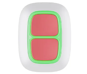 Тривожна кнопка Ajax DoubleButton white EU
