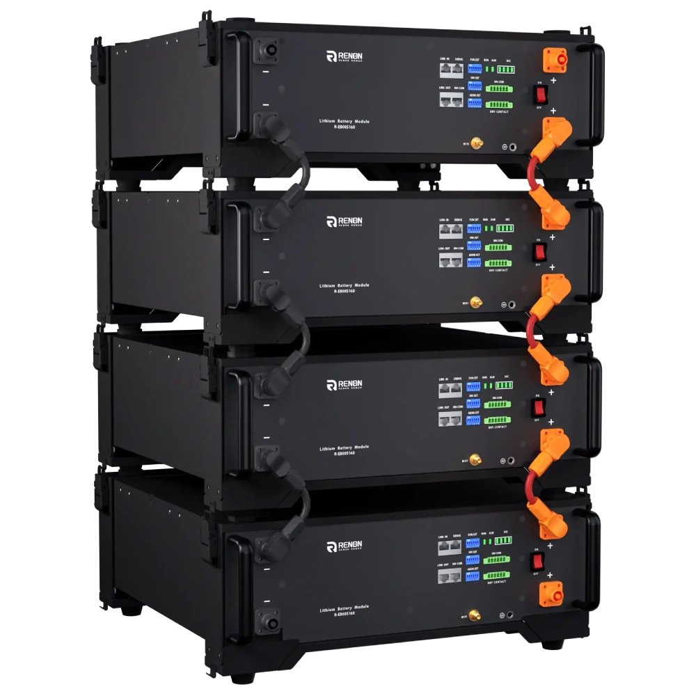 Літієва акумуляторна батарея Renon EBrick 51.2V 100AH (R-EB005161-H) з підігрівом