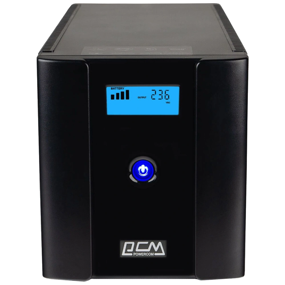 Джерело безперебійного живлення Powercom RPT-2000AP LCD Schuko