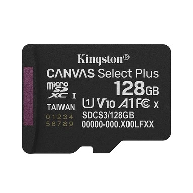 Карта пам'яті Kingston microSD128GB C10 UHS-I A1 V10 R150MB/s