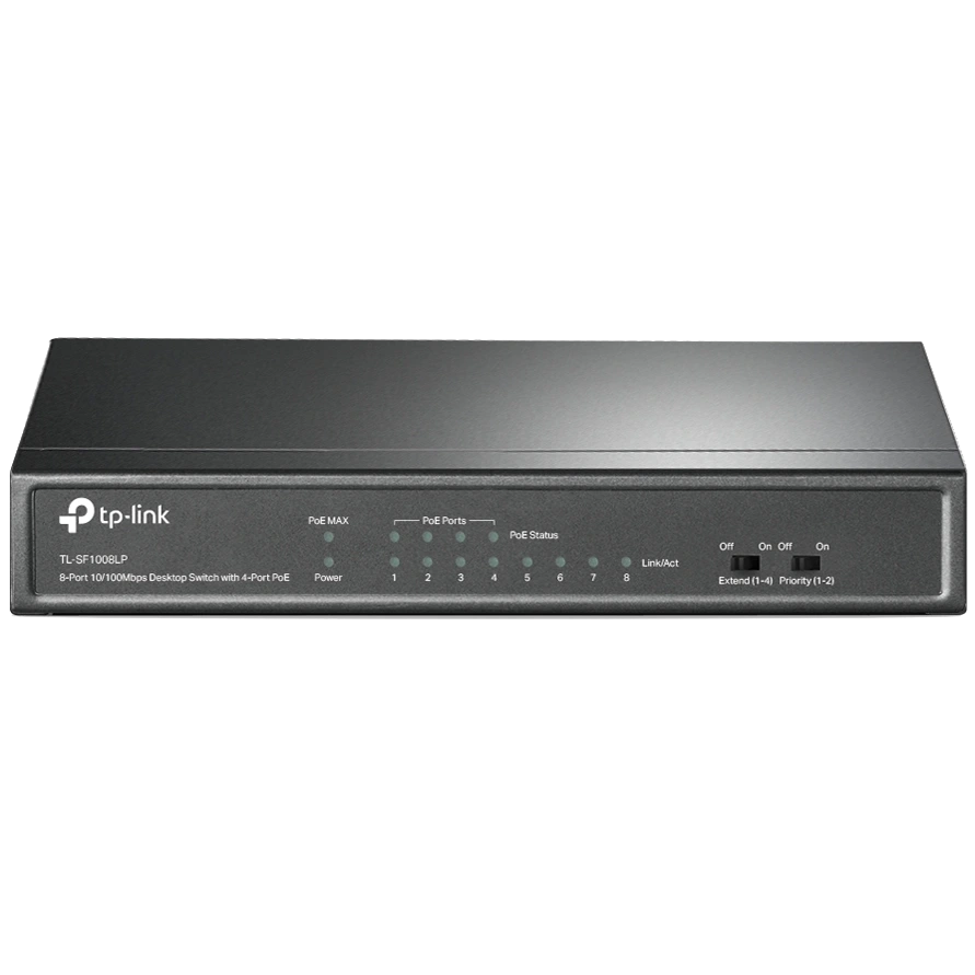 Комутатор 8 портів некерований TP-LINK TL-SF1008LP PoE