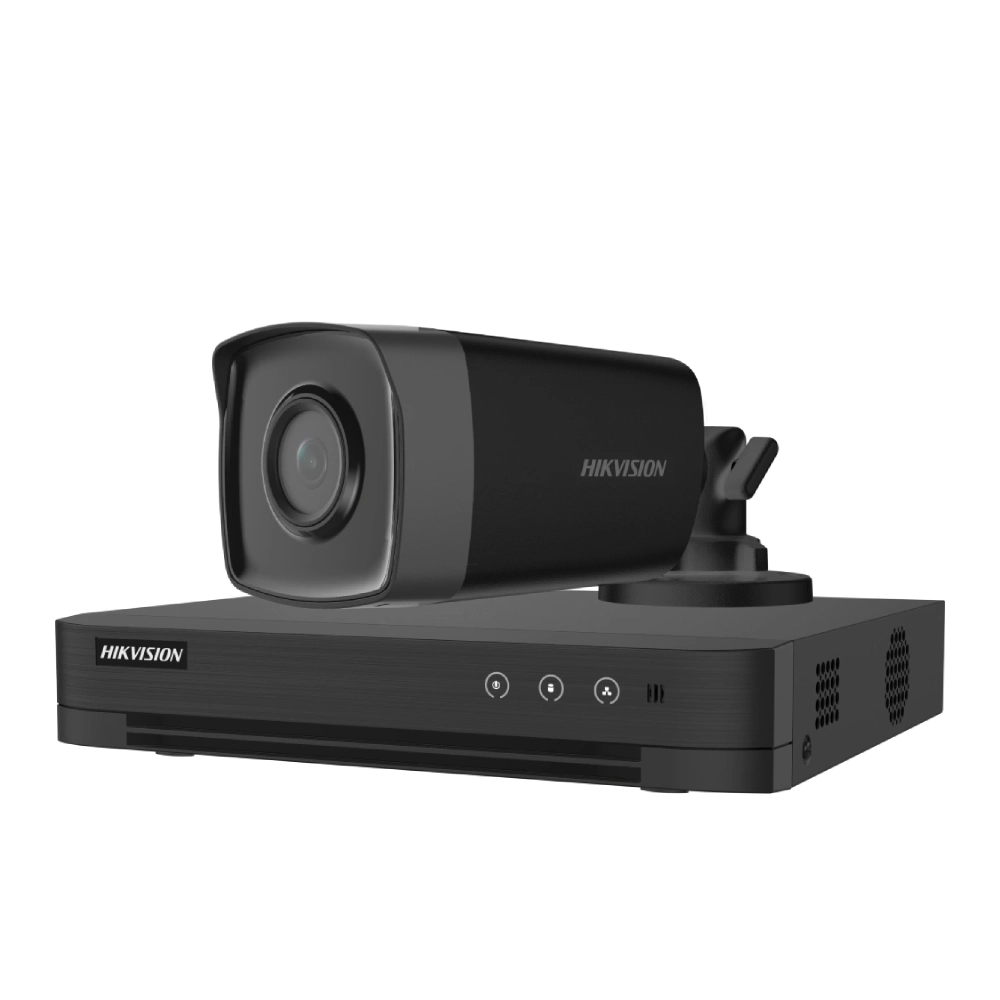 Разом дешевше Hikvision iDS-7204HUHI-M1/T + DS-2CE17D0T-IT5F Black 2МП (3.6мм)