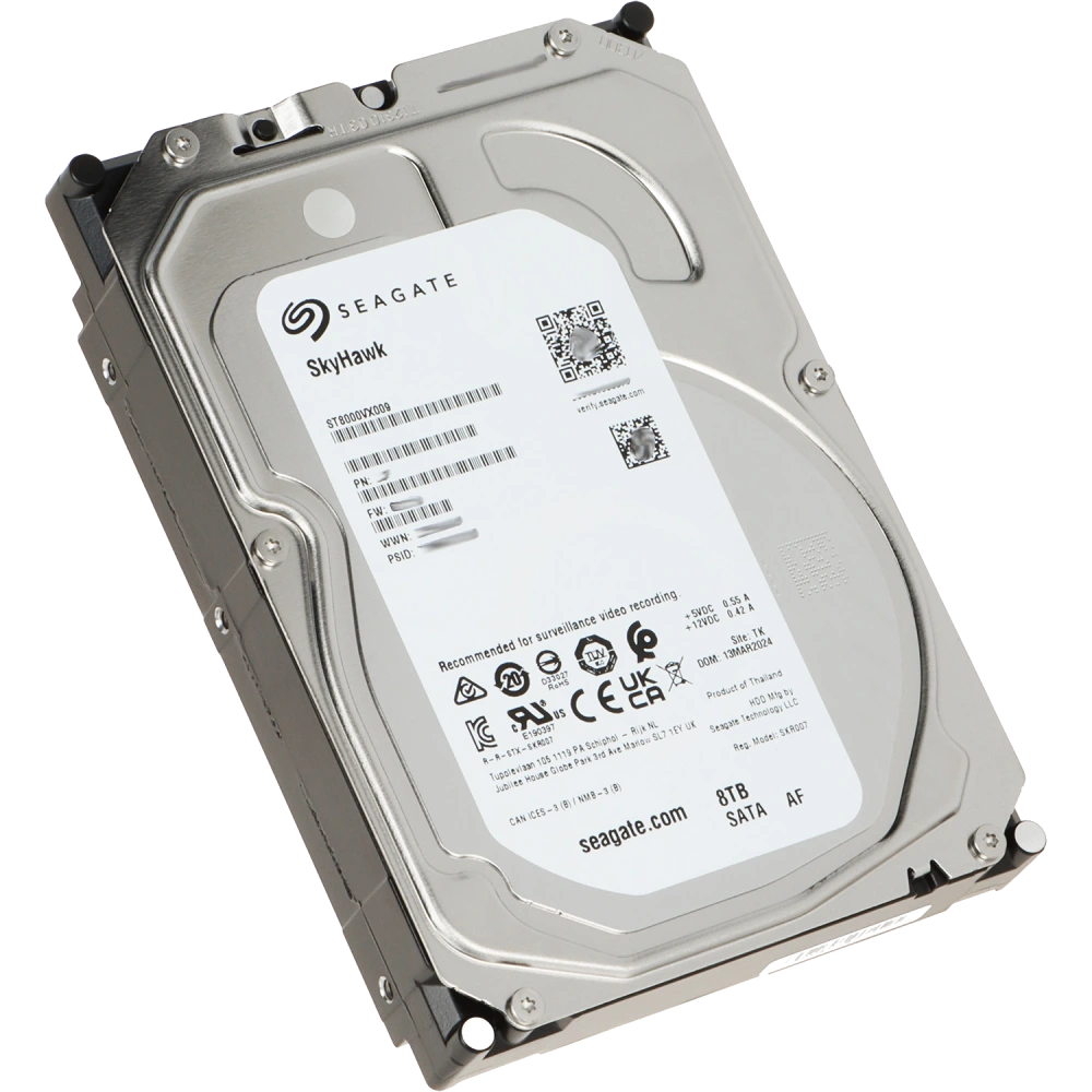 Жорсткий диск внутрішній Seagate SkyHawk ST8000VX009 8Тб