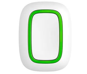 Бездротова тривожна кнопка біла Ajax Button white EU